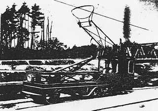 Tracteur Allemand canal de Teltow en 1905